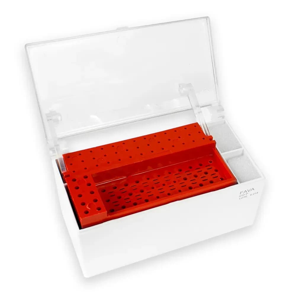 BROQUEIRO PLÁSTICO FAVA 15X7.5X07CM PARA 82 PONTAS E BROCAS