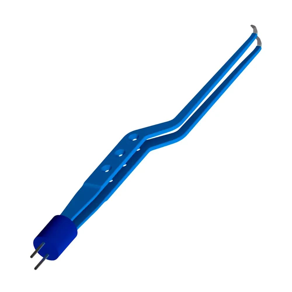 PINÇA BIPOLAR BAIONETA PONTA CURVA PB/02 20CMX1MM DELTRONIX