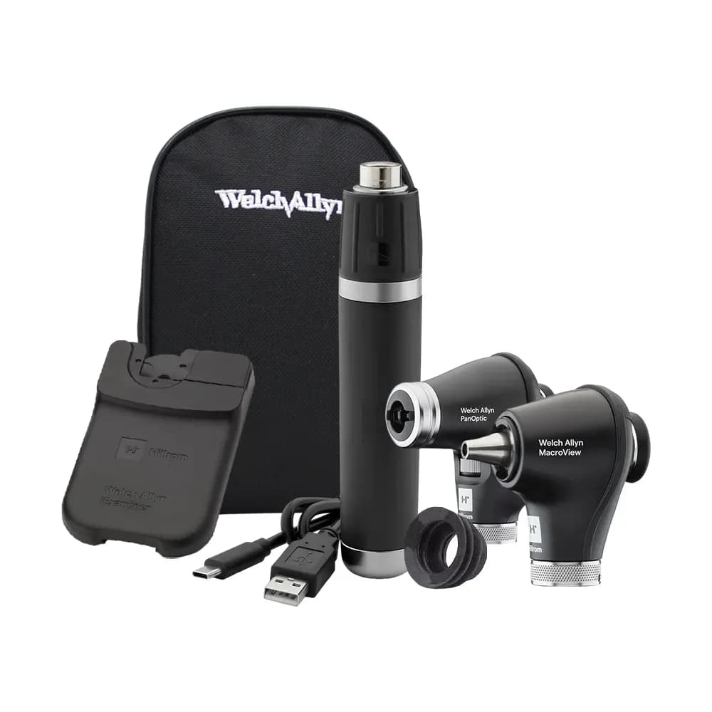 KIT DIAGNÓSTICO OFTALMO OTOSCÓPIO E CABO PLUS WELCH ALLYN