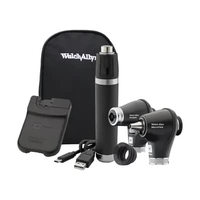 KIT DIAGNÓSTICO OFTALMO OTOSCÓPIO E CABO PLUS WELCH ALLYN
