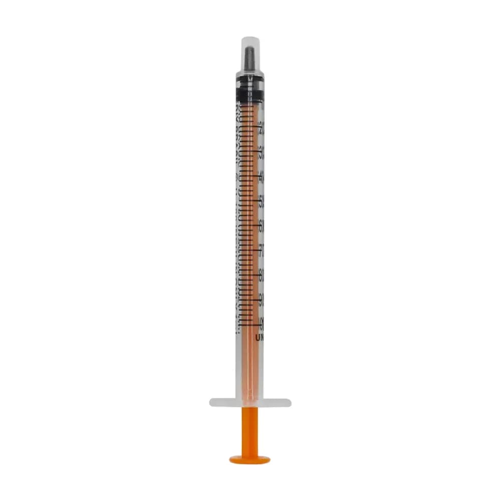SERINGA PARA INSULINA 1ML 100UI BICO SLIP SEM AGULHA MEDIX
