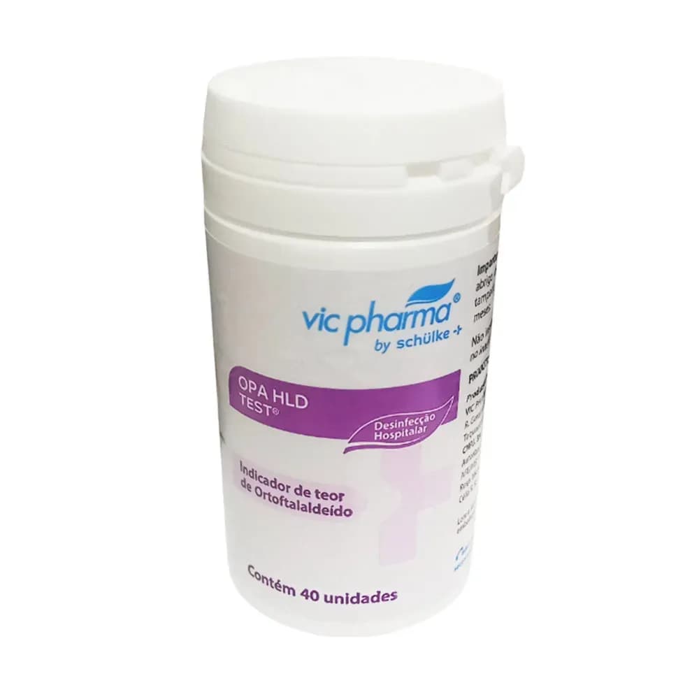 TESTE INDICADOR DE TEOR DE ORTOFTALALDEÍDO 40UN OPA HDL VIC PHARMA