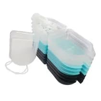 Caixa para Aparelho Ortodôntico Tiffany/ Preto/Transparente