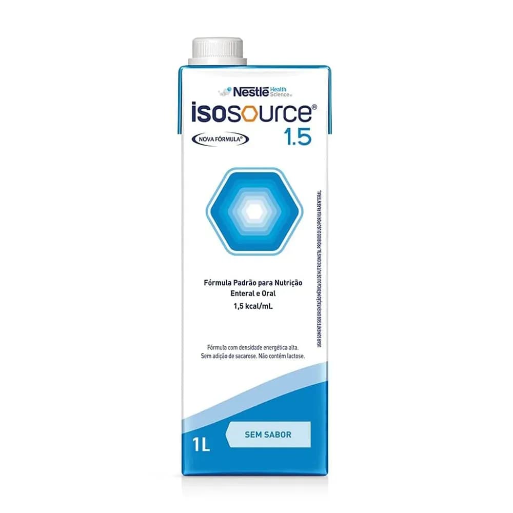DIETA PARA NUTRIÇÃO ENTERAL ISOSOURCE 1.5 SEM SABOR 1L NESTLE