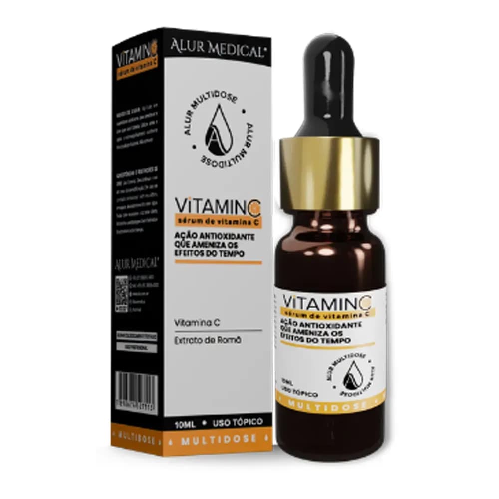 SÉRUM MULTIDOSE ANTIOXIDANTE ANTI-IDADE DE VITAMINA C 10ML VITAMINC ALUR