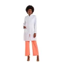 Jaleco Feminino Elegance Branco - Dra. Cherie