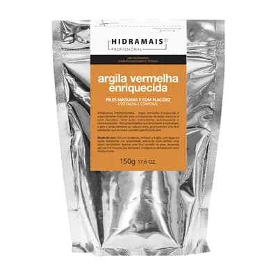 ARGILA VERMELHA PÓ ENRIQUECIDA PELE MADURA 150G HIDRAMAIS