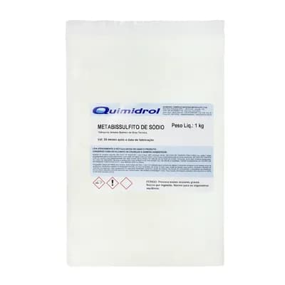METABISSULFITO DE SÓDIO EM PÓ DE 1KG BRANQUEADOR QUIMIDROL