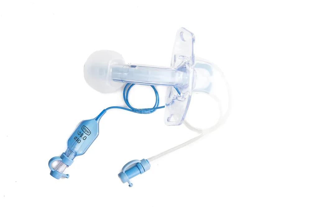 Cânula de Traqueostomia com Aspiração Supra Cuff com Inner Comper