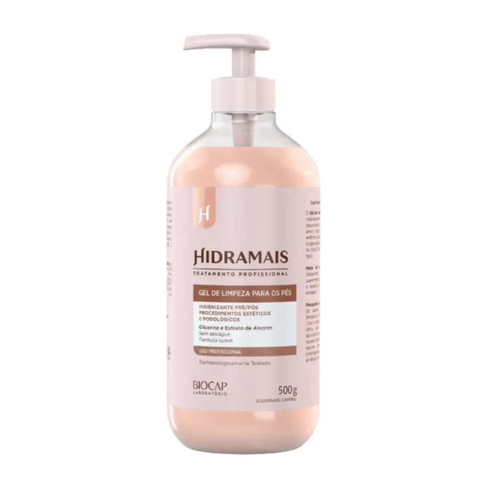 GEL PARA LIMPEZA E ASSEPSIA DOS PÉS 500G HIDRAMAIS