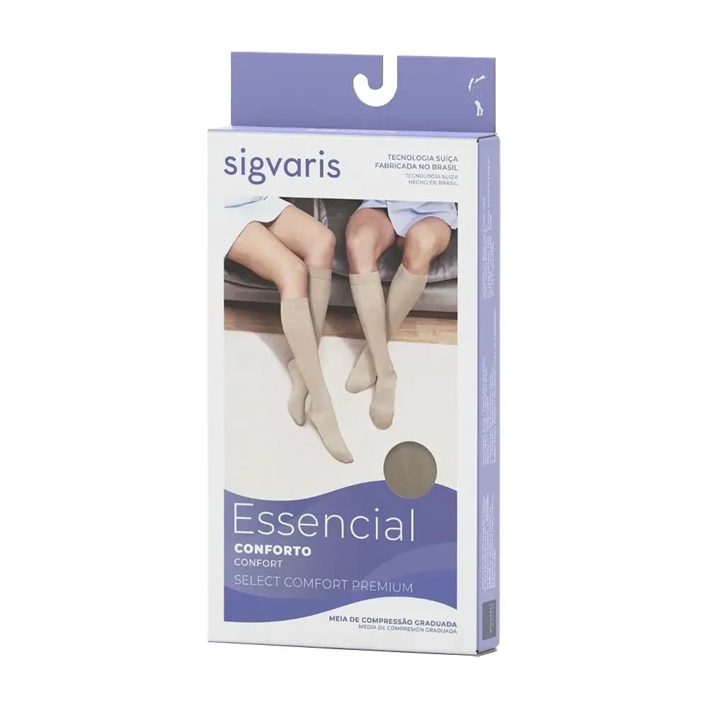 MEIA COMPRESSIVA MEIA COXA PREMIUM 30-40 PÉ ABERTO SIGVARIS