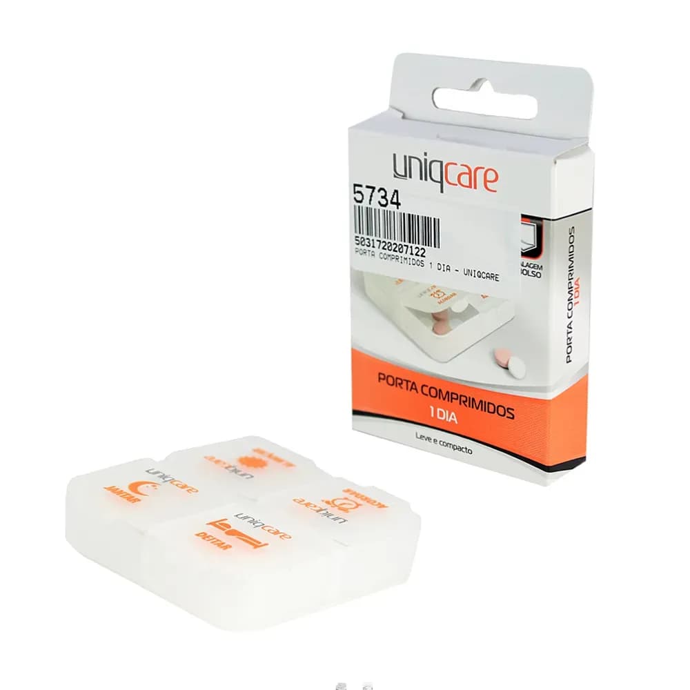 PORTA COMPRIMIDOS PARA 1 DIA UNIQCARE