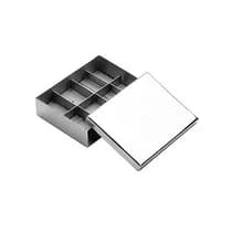Estojo Para Esterilização Inox 12X9X3Cm Para Grampos - Fava