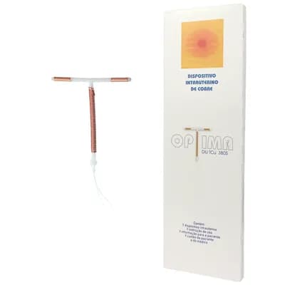 DIU INTRAUTERINO DE COBRE TCU 380S OPTIMA DA INJEFLEX