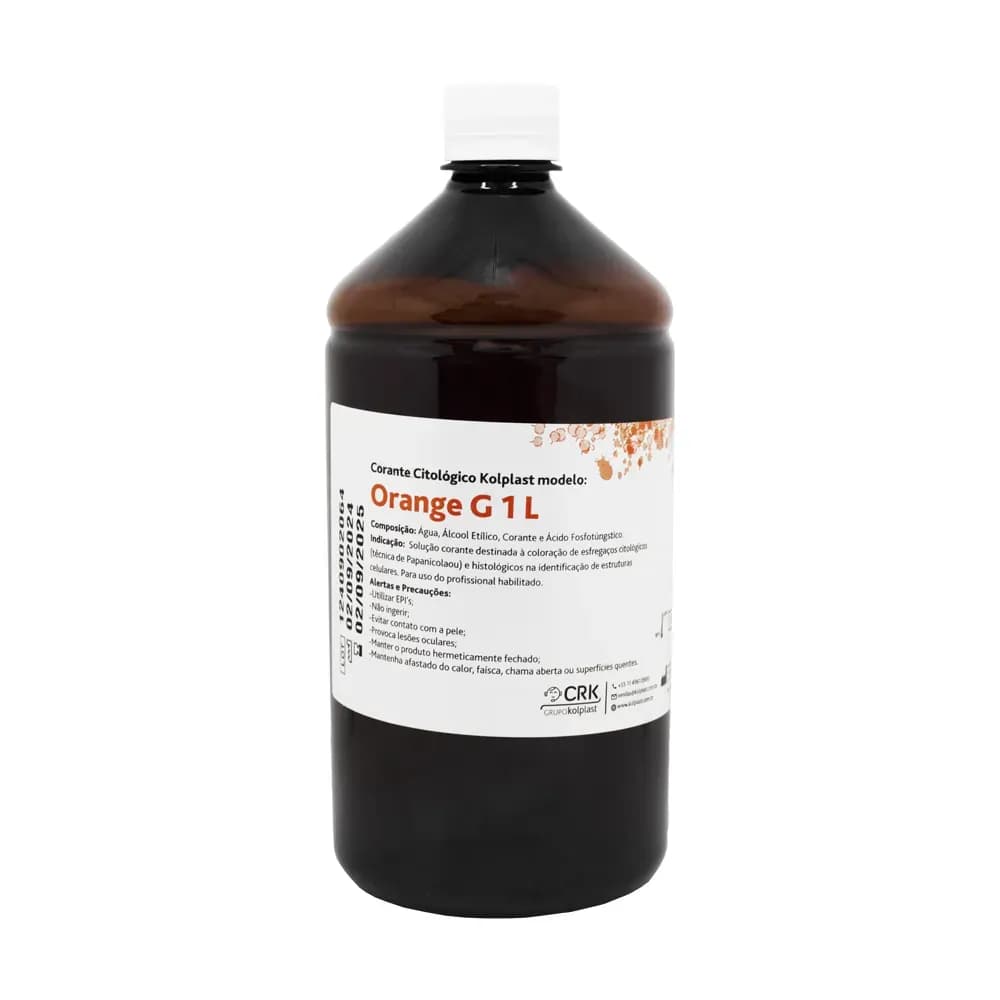 CORANTE CITOLÓGICO ORANGE G 1L KOLPLAST