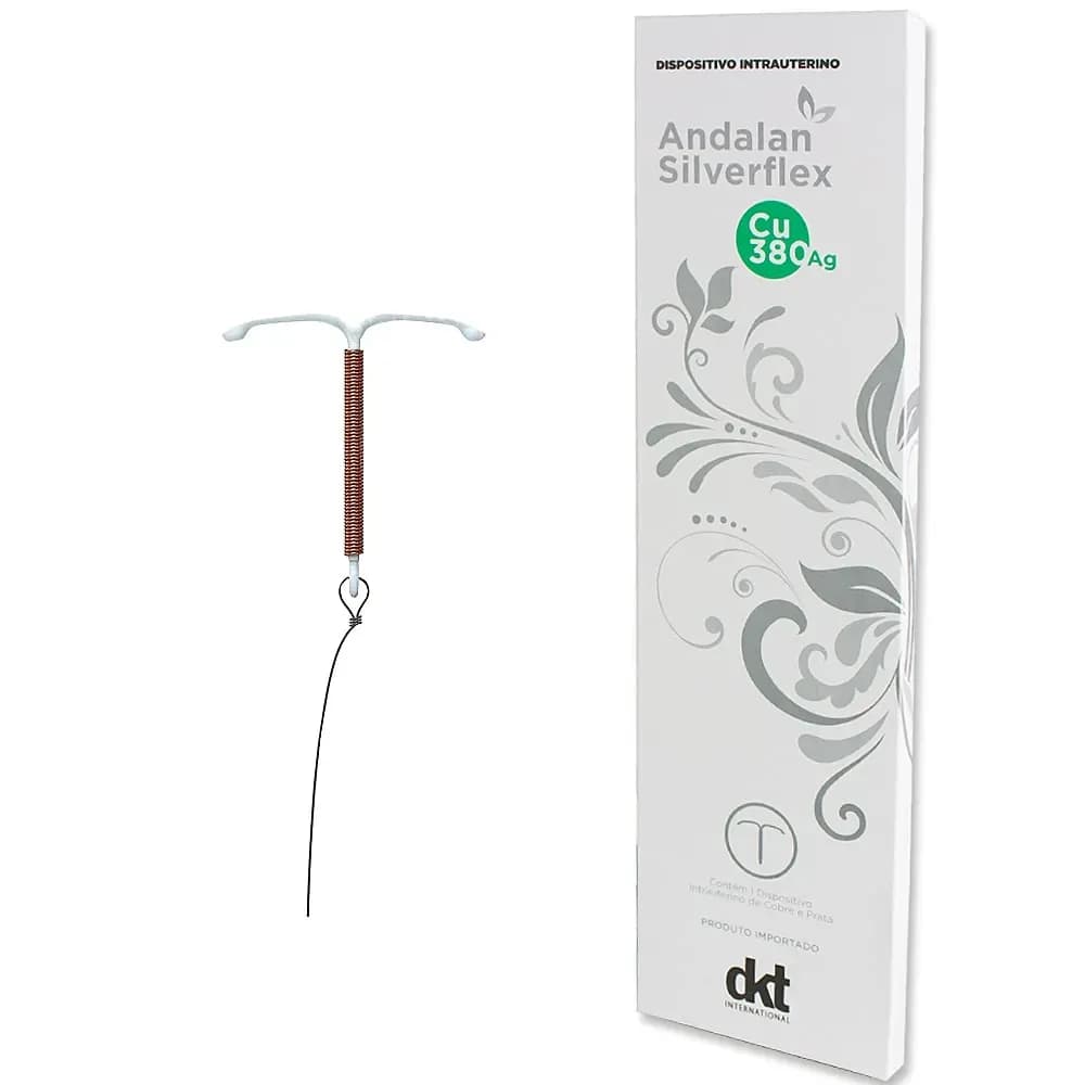 DIU DISPOSITIVO INTRA-UTERINO ANDALAN SILVERFLEX CU 380AG