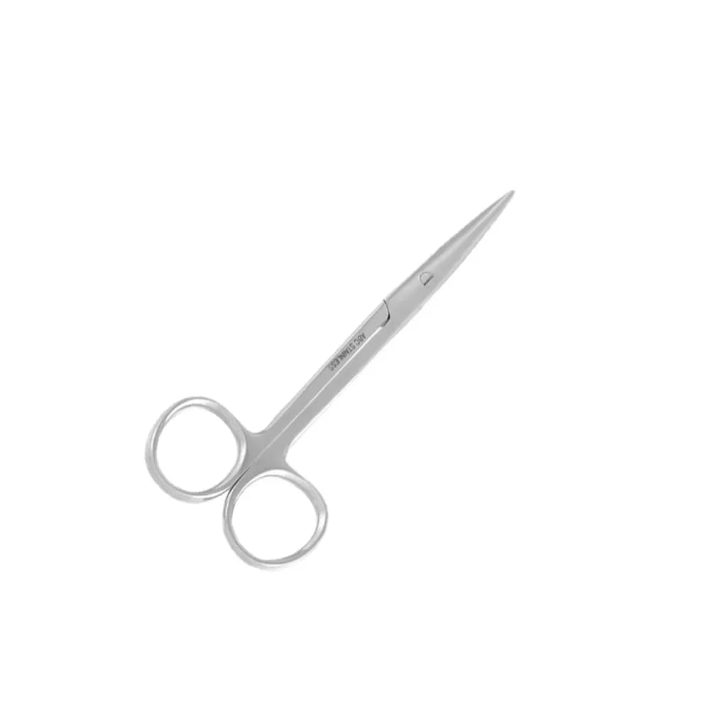 TESOURA MAYO RETA EM AÇO INOX C/SERRILHA TAM 15CM ABC