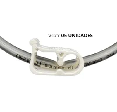 Clamp, Prendedor, Presilha para Sonda de Gastrostomia da - Pacote 05 unidades
