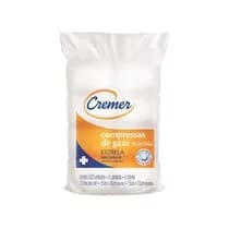 Compressa de Gaze Estrela 13 Fios Não Estéril 7,5x7,5cm - Cremer