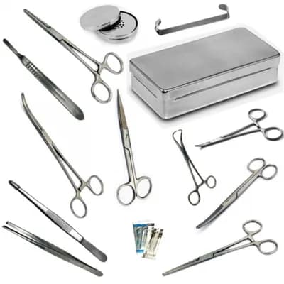Kit Básico Cirúrgico Medicina Veterinária 43 Itens - ABC