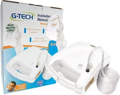 Inalador e Nebulizador de Ar-Comprimido Nebcom V - G-Tech