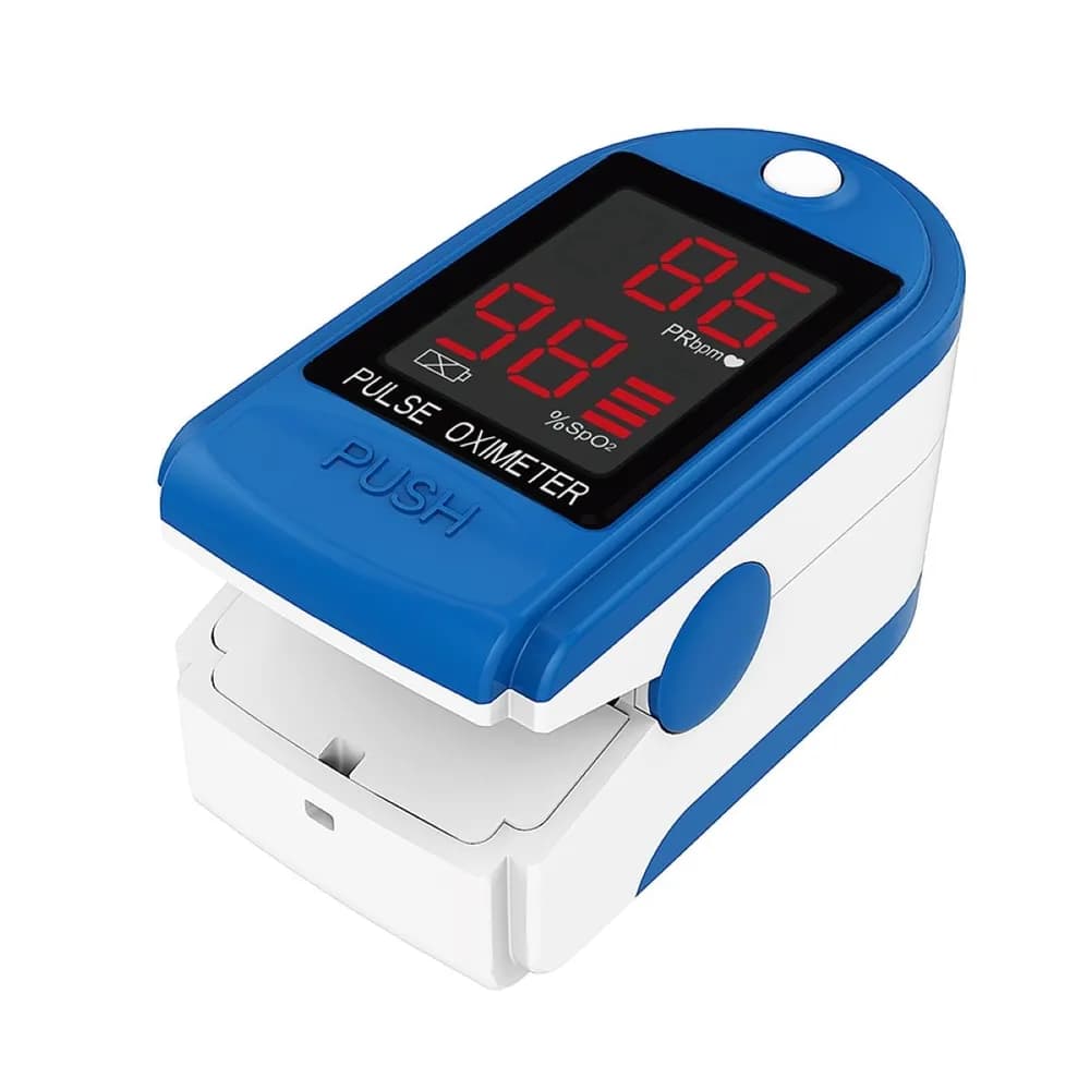 Oxímetro de Dedo Contec CMS 50DL - Azul Escuro
