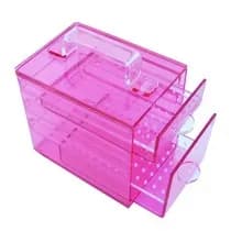 Broqueiro com 2 Gavetas - Rosa - Ortoguaru