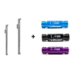 kit 3 transferidores e emulsificadores de gordura + 2 travas de seringa