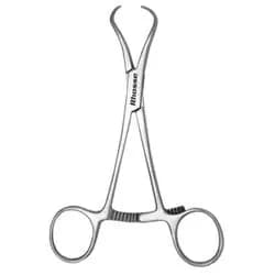 Pinça Backaus de Redução 13cm com Cremalheira