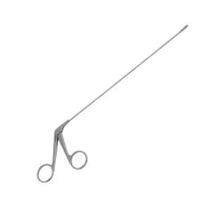 Pinça Micro Laringe Sacabocado Angulada para Direita 4,5mm x 23cm