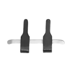 Micro Clamp Vascular Duplo Diamantado. Tamanho: 1,2mm X 5mm 30GR