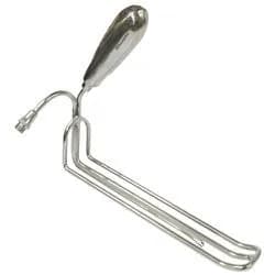 Afastador Aramado para Mama com Fibra Óptica Autoclavável. 16 cm