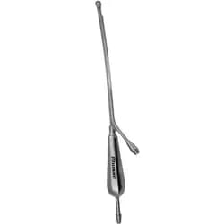 Aspirador Yankauer Bolinha com Fibra Óptica Autoclavável. 27 cm