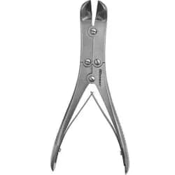 Cizalha Ruskin Liston Dupla Articulação com Vídea Curva. 18 cm