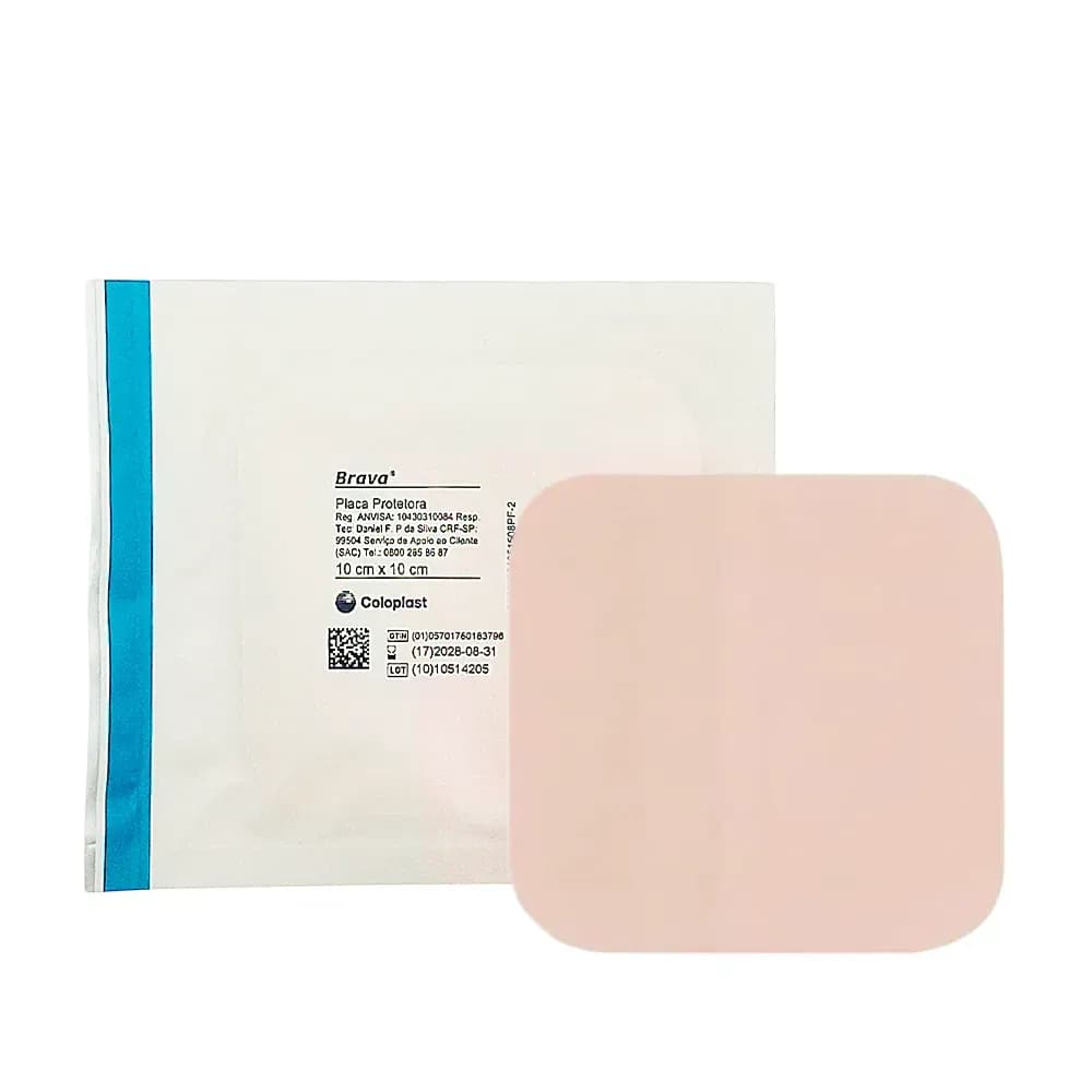 BRAVA PLACA PROTETORA 10X10CM COLOPLAST
