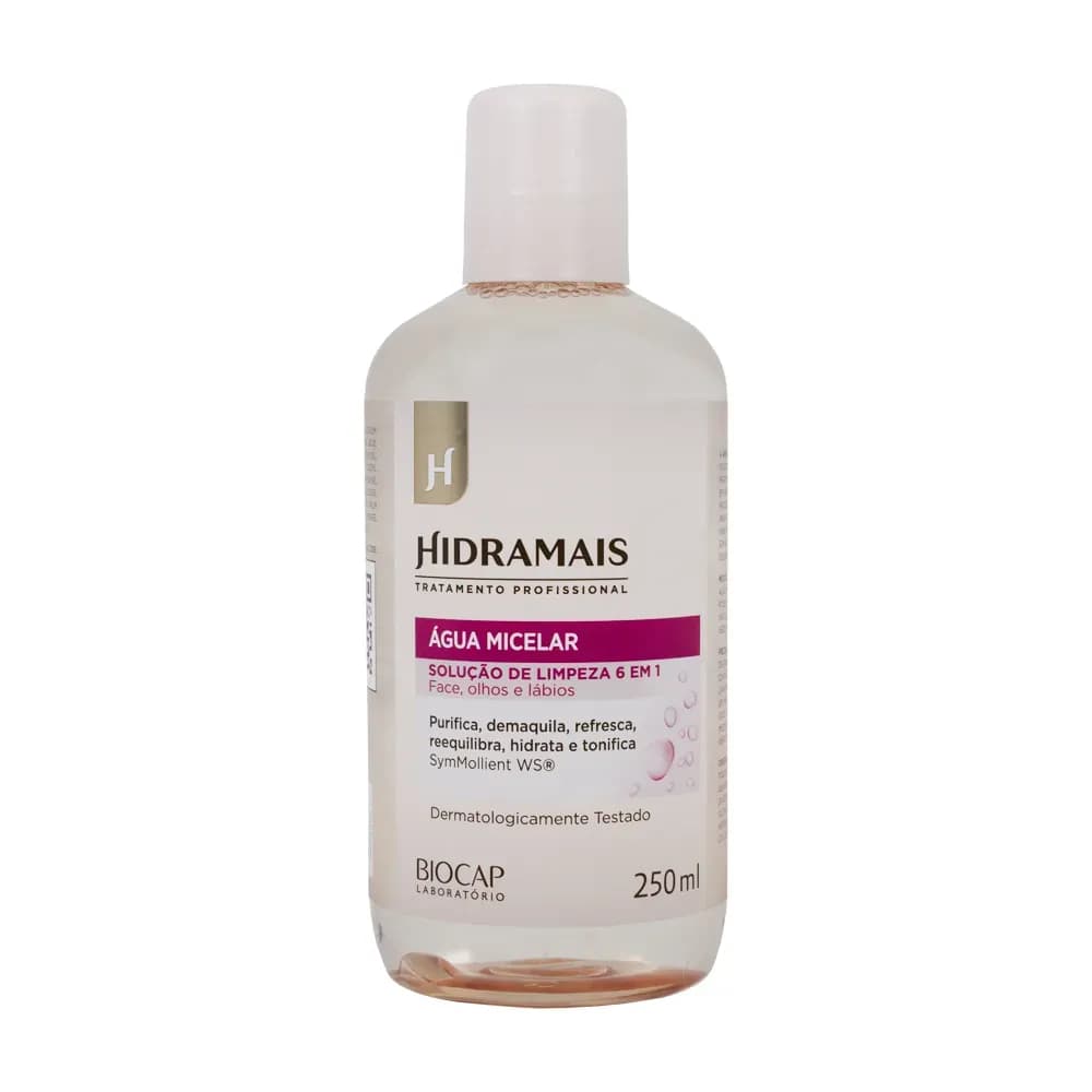 ÁGUA MICELAR 6 EM 1 PARA LIMPEZA DE PELE PROFUNDA HIDRAMAIS