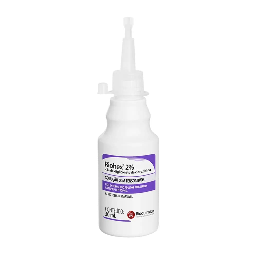 CLOREXIDINA DEGERMANTE 2% COM TENSOATIVOS RIOHEX RIOQUÍMICA