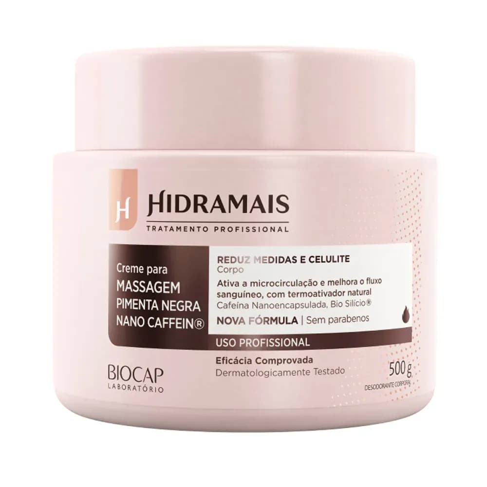 CREME REDUTOR DE MEDIDAS E CELULITE PIMENTA NEGRA HIDRAMAIS