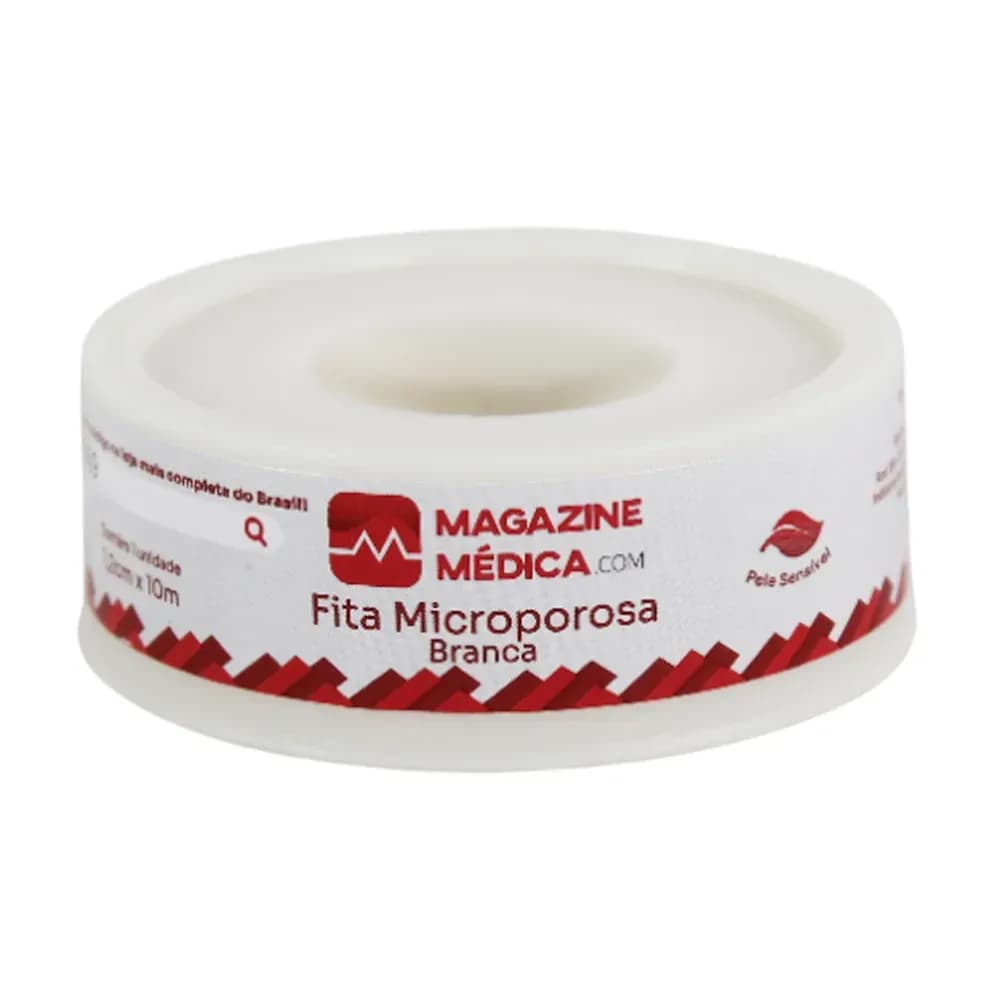 FITA MICROPORE BRANCO PELE SENSÍVEL ALTA QUALIDADE MAGAZINE