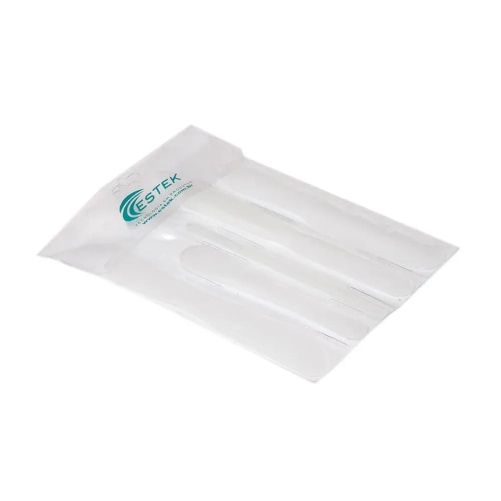 KIT 05 ESPÁTULAS EM NYLON PARA MISTURAS E APLICAÇÕES ESTEK
