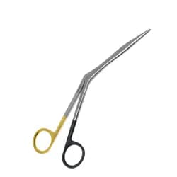 Tesoura Heymann com Vídea e Supercut Preto e Dourado 18cm