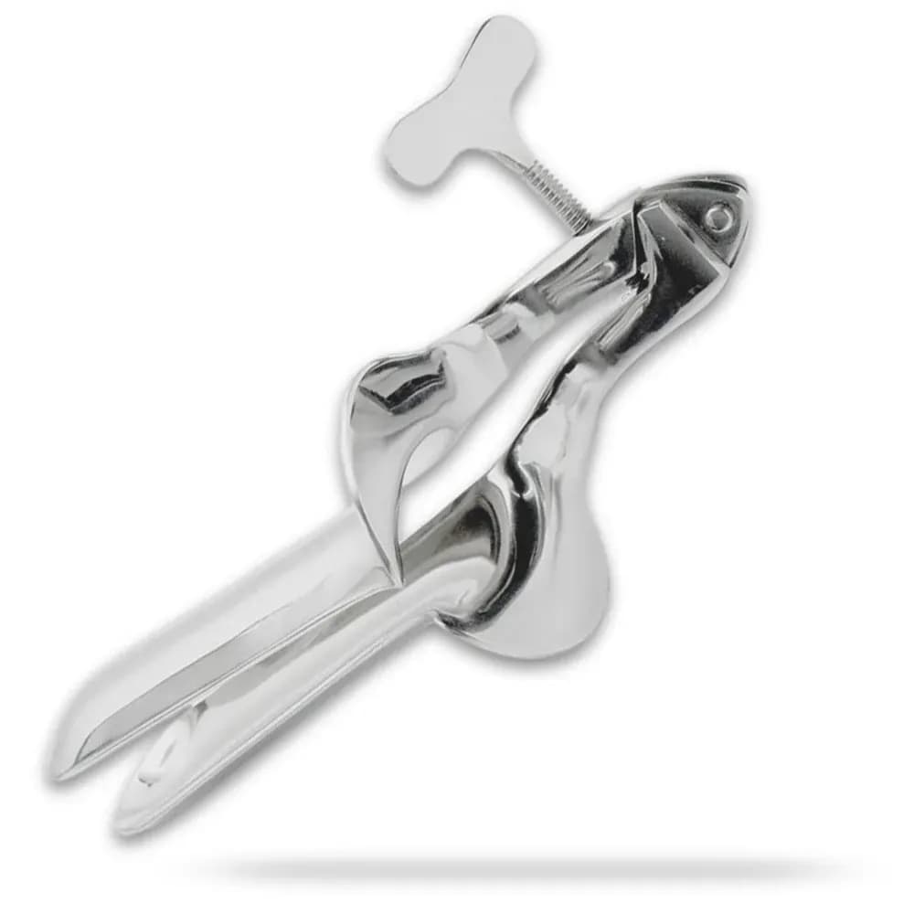 ESPÉCULO DE COLLIN VAGINAL GINECOLÓGICO EM AÇO INOX ABC