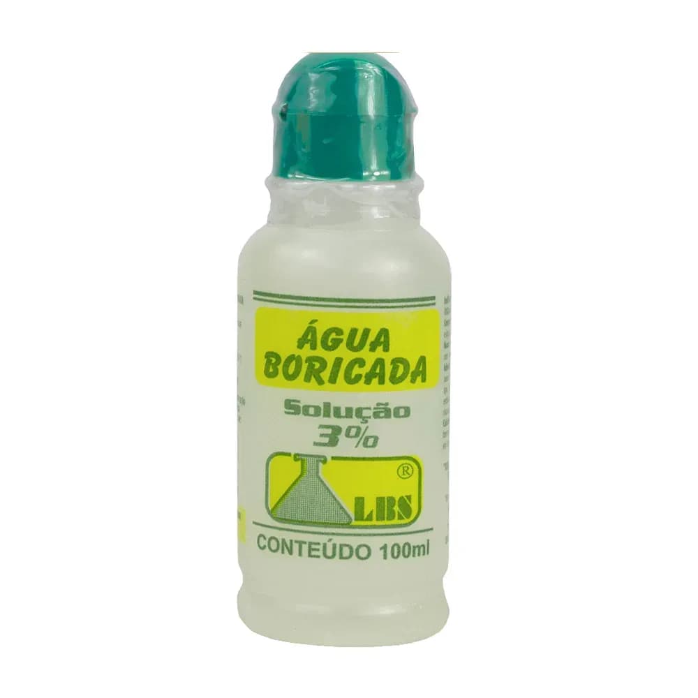 ÁGUA BORICADA SOLUÇÃO 3% ÁCIDO BÓRICO ANTISSÉPTICO LBS