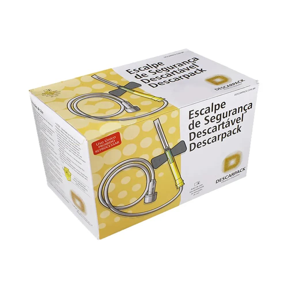 SCALP DE SEGURANÇA DESCARTÁVEL LOCK C/100UN DESCARPACK