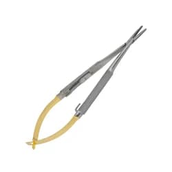 Porta Agulha Castroviejo Reto Com Trava Com Vídea 13cm