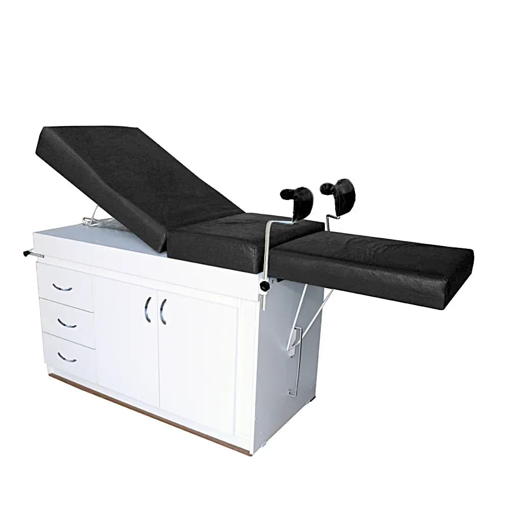 MESA GINECOLÓGICA GABINETE E BANDEJA BRANCO MOVEISMED