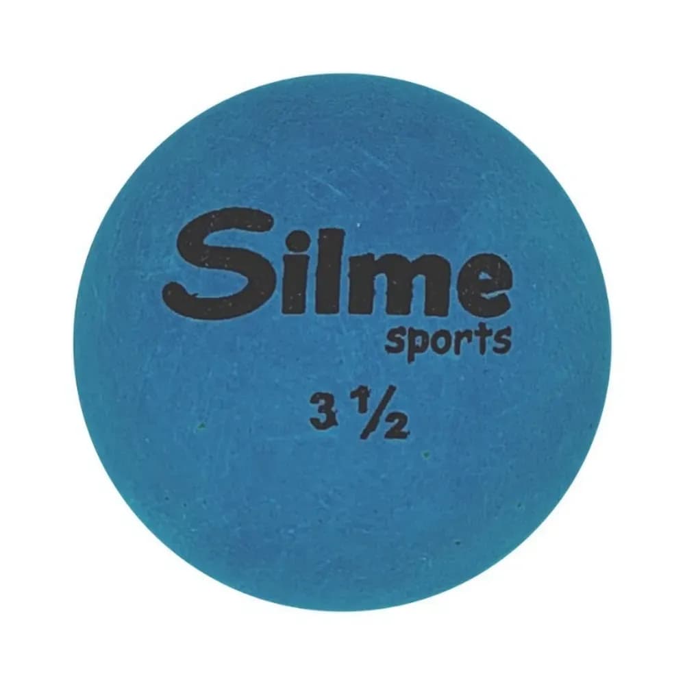 BOLA EM BORRACHA PARA FISIOTERAPIA AZUL SILME SPORTS