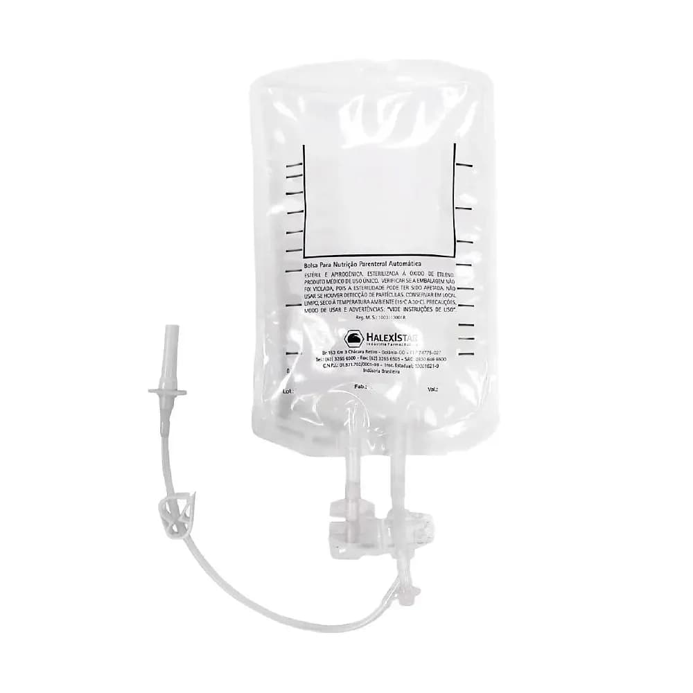 BOLSA PARA NUTRIÇÃO PARENTERAL AUTOMÁTICA HALEXISTAR