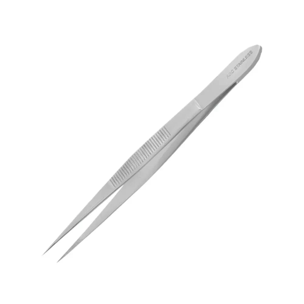 PINÇA ANATOMICA PONTA FINA EM AÇO INOX PARA FIOS ABC