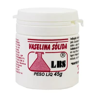 VASELINA SÓLIDA HIDRATANTE UMECTANTE E EMOLIENTE LBS